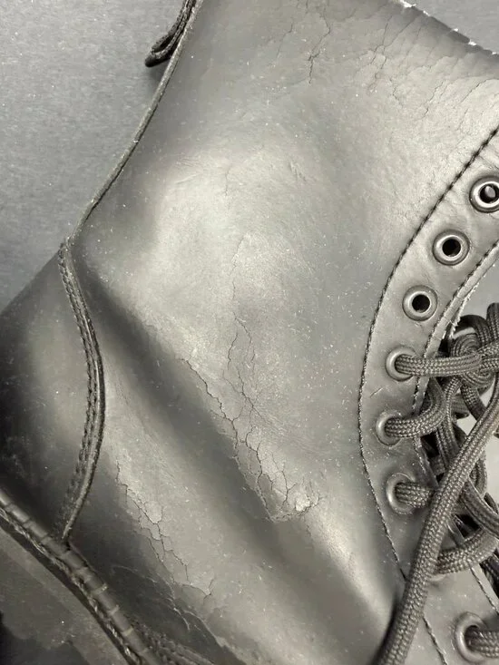 Grinders Boot Black London England Mens 12 Combat Style Boots - Picture 9 of 11